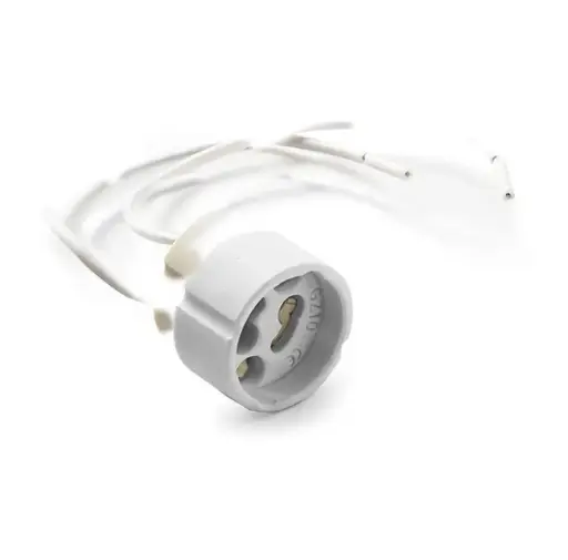 [EI18964] Portalámpara GU10/GZ10 c/ Chicote - Famatel