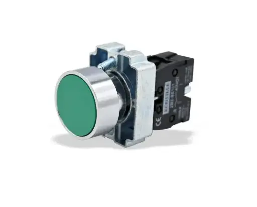 [EA18979] Pulsador Luminoso 1NA 22mm Verde 220V - Ecoville