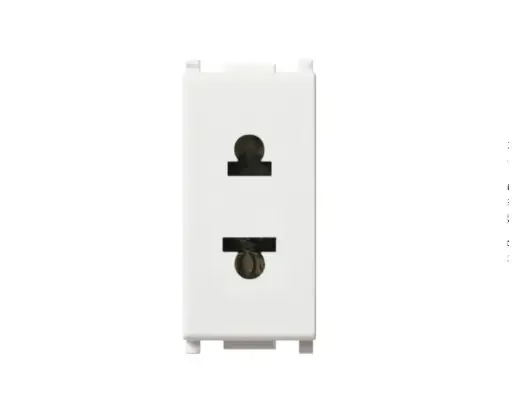 [EI19074] Toma 2P 16A EA Plana Blanco - 14233 VIMAR