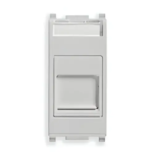 [EI19081] Toma RJ45 Cat6 UTP+Tapa Plana Blanco - 14337.6 VIMAR