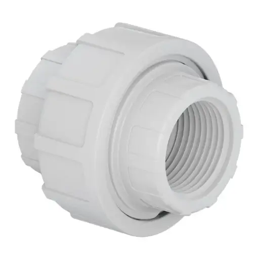 [FH19155] Union Doble PVC Roscable Marrón 50mm - Tigre