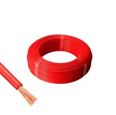 [EC19236] Cable Multifilar PVC 70º 450/750V 1x1,5 mm2 Rojo x mts - Cordeiro 