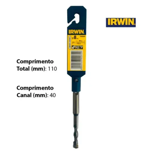 [FC19240] Mecha p/ Concreto SDS-PLUS 8x110mm - Irwin