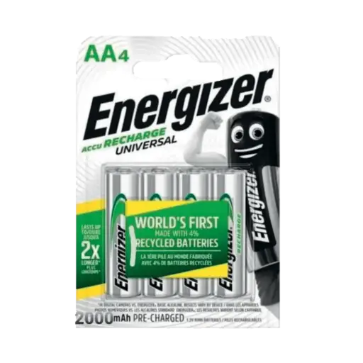 [HA19251] Pila Recargable AA x 4und 2000AH - Energizer
