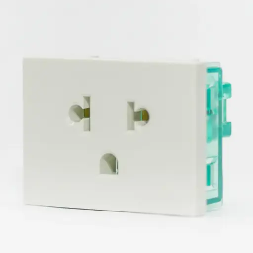 [EI19252] Módulo Toma Corriente EA+T 10A 2M Blanco - Cambre