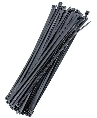 [FF19276] Precinto Negro Plástico 4x200mm Paq. 100und - Argo