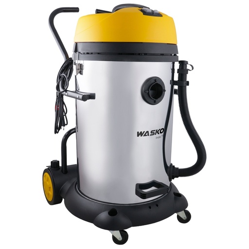 [HE20228] Aspiradora Wasko Inox Duo2X1200W 75L 220V Ag-Po