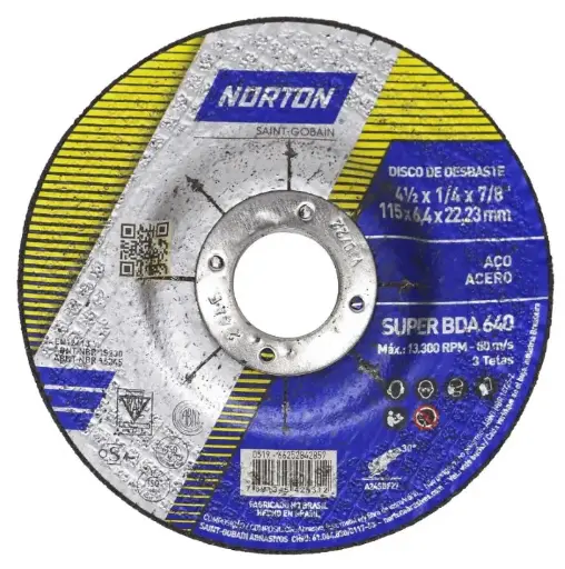 [FC20746] Disco Desbaste 115x6.4x22.23 - Norton