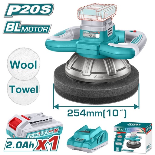 [FH20853] PULIDORA ORBITAL A BATERIA 20V 254MM - BAT/CAR - TOPLI2025481 - TOTAL
