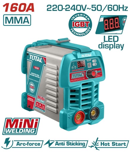 [FH20870] SOLDADOR MMA INVERTER 160A MINI - TOTAL