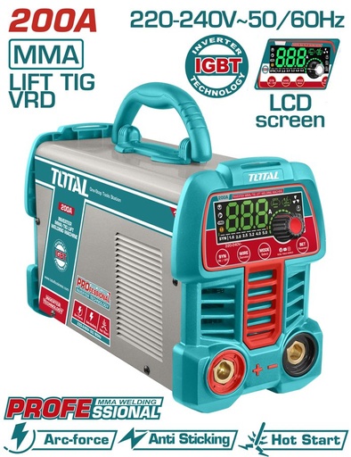 [FH20872] SOLDADORA MMA/LIFT TIG INVERTER 200A - TW2200691 - TOTAL