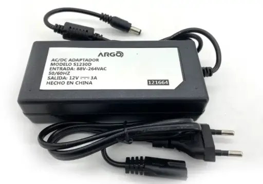 [EI20931] Fuente Plastica 12Vdc / 36W / 3A - Argo Net