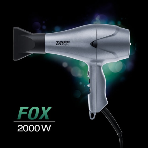 [HB21703] SECADOR  FOX ION PTA 
2000 WATTS 
CABLE 1,8 METROS  TAIFF