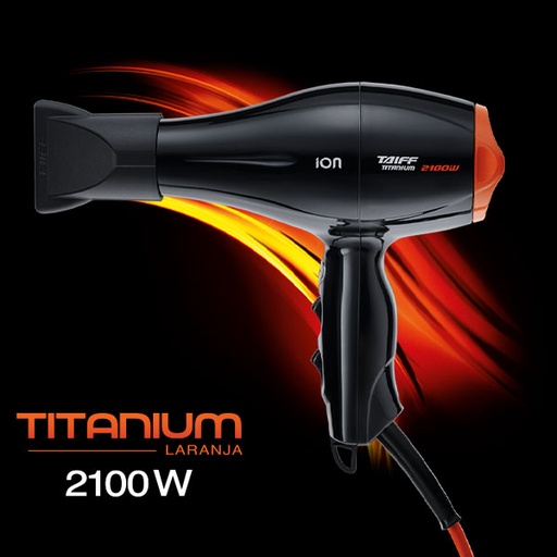 [HB21706] SECADOR  TITANIUM LARANJA 
2100 WATTS 
CABLE 3 METROS  TAIFF