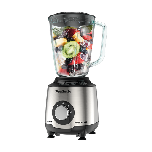 [HC21771] LICUADORA PRATIC GLASS 
JARRA DE VIDRIO 1.5L 
600W MLV600  MOLIMIX