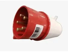 [EI22403] Ficha Macho Industrial. 3P 32A+T+N 380V IP44 - Argo Electric