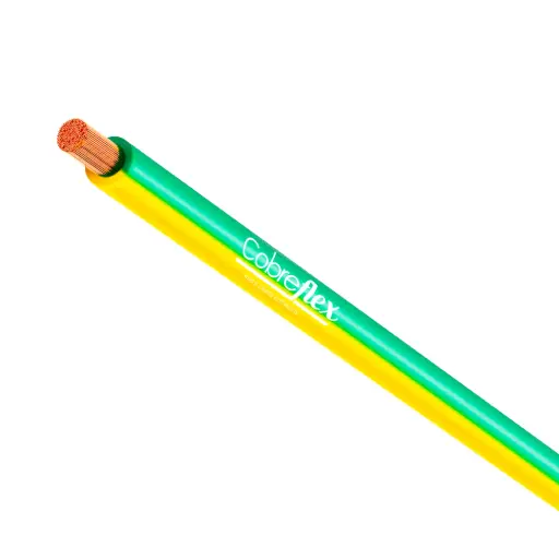[EC22446] Cable Multifilar 1x6mm2 PVC 70º 450/750V V/A x mts - Cobreflex