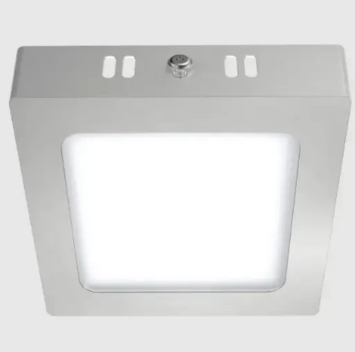 [EI22461] Panel Led Cuadrado Adosar 18W 3000K 85-265V Blanco - Macroled