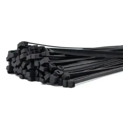 [FF22496] Precinto PVC Negro UV 5x300mm x 100 und - Ecoville