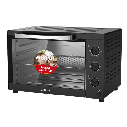 [HC22791] Horno Eléctrico 42 Litros con Spiedo Color Negro - HENX042N Enxuta