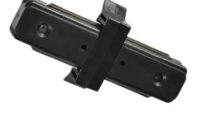 [EI22822] Union Para Riel De Aluminio Para Led Negro - Argo 