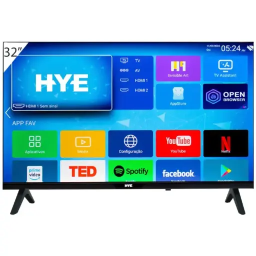 [TM22844] TV Smart HYE HYE32ATHZ 32" HD / LED - Negro
