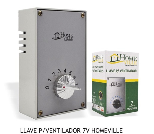 [EI34868] Llave P/Ventilador 7V Homeville