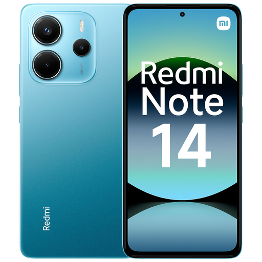 [TC35513] Celular Xiaomi Redmi Note 14 8GB de RAM / 128GB / Pantalla 6.67" / Dual Sim LTE - Ocean Azul (Global)