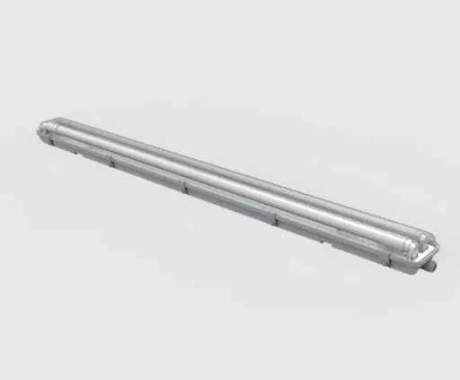 [EI36435] Artefacto Estanco Para 2 Tubos Led 18W con Cable - Megaman 