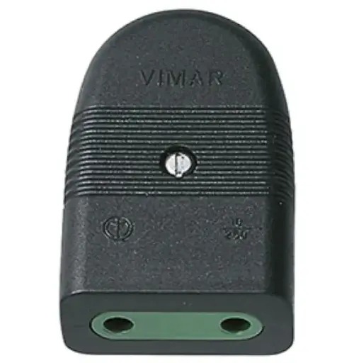 [EI36484] Ficha Hembra Negro 10A 1022NG - Vimar