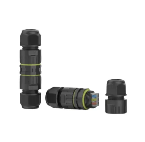 [ED36511] Conector Empalme con Prensacables una entrada una salida Tipo Recta Tubular IP68 - Mylsa