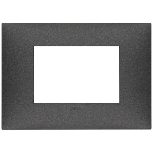 [EI36593] Placa 3M tecno negro matt - 09673.14 VIMAR