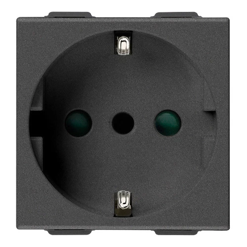 [EI36594] Toma 2P+T 16A P30 negro matt - 09209 VIMAR