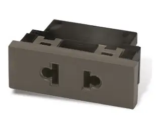 [EI36598] Módulo Toma Corriente EA s/ T 10A 2M Gris - Cambre