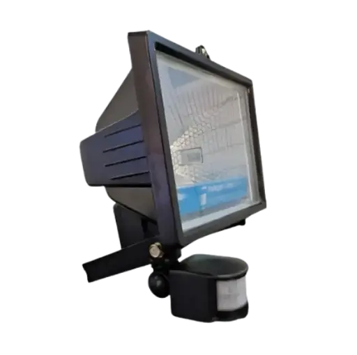[EI36676] Proyector ADO IODO CUARZO 150W C/ SENSOR NEGRO