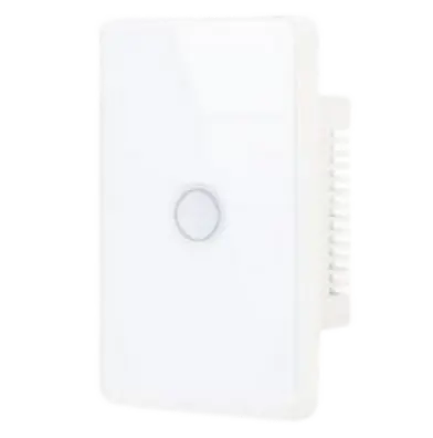 [ID36689] Interruptor de Pared Inteligente Cóncavo 1ch Wifi Blanco 3513W - Similar 