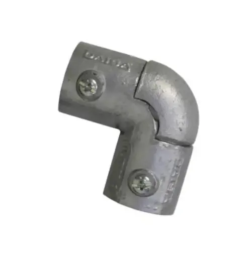 [ED36815] Codo Zinc. c/ Impección 1" UL - Daisa