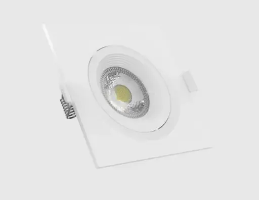 [EI36827] Spot Led De 4W Cuadrado de Embutir Luz Cálida COB - Argo