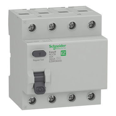 [EA36847] Disyuntor Diferencial ID EZ( 4P 40A 30mA - EZ9R36440 Schneider