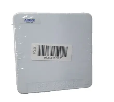 [ED36875] Caja de Paso Plástica 85x85x50mm - Argo Eléctric