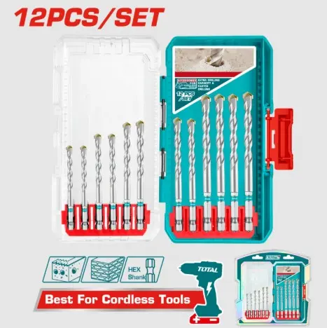 [FH36938] JUEGO DE MECHAS PARA CONCRETO (12 PZS) - TOTAL 