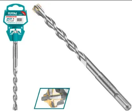 [FC36955] Mecha de Martillo p/ Concreto SDS-PLUS 12x260mm (Punta de Carburo) - Total