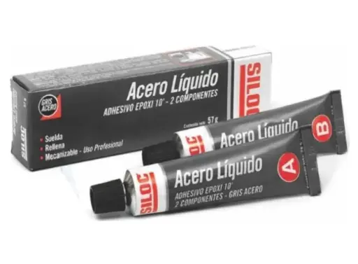 [HA36962] Acero Líquido - Adhesivo Epoxi 57 ml 9621513 - Siloc