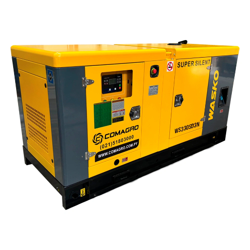 [EG37020] Generador Eléctrico 330kVA Cabinado c/ ATS - WS330SDS3N Wasko