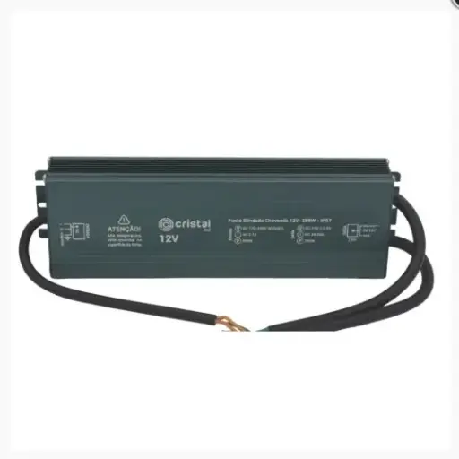 [EI37169] Fuente Alimentación Ext. Metálica 12V 250W 8.3A IP67 - Cristal