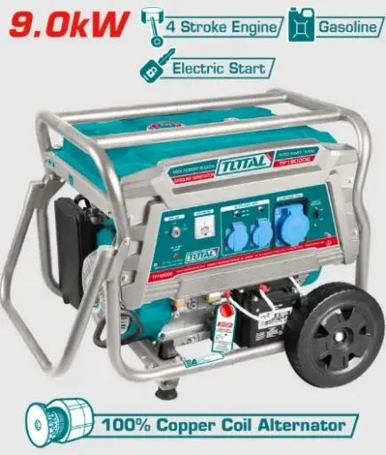 [EG37203] GENERADOR A GASOLINA 9KW - TOTAL 