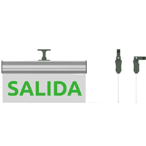[PL37234] Señalizador de Salida con Leds Figura Salida ARGO