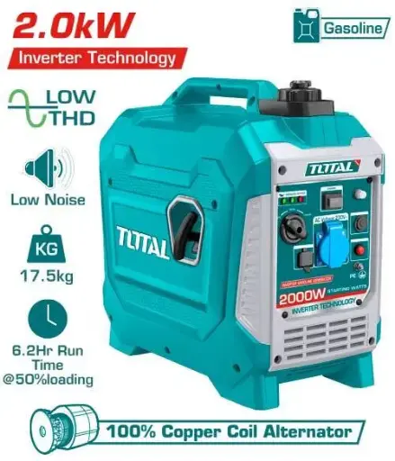 [EG37275] Generador a Gasolina Inversor 2.0kW - TOTAL