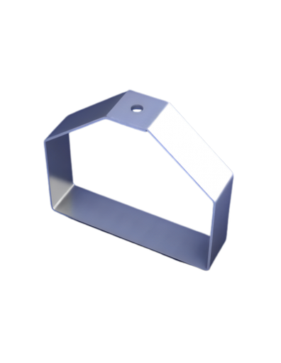 [EC37281] Portacable Soporte Triangular Cerrado p/ 60 mm