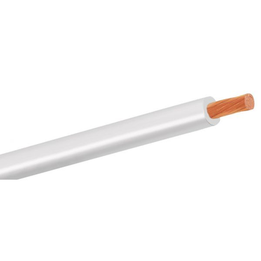 [EC37466] Cable Multifilar 1x4mm PVC 70º 450/750V Blanco x mts - Cordeiro